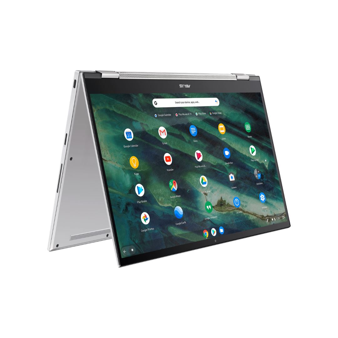 ASUS CHROMEBOOK FLIP C436FA 14" 8 GB 128 GB SSD I3-10110U 2.10 GHz CHROME OS BIANCO INGLESE GB (Discreto)