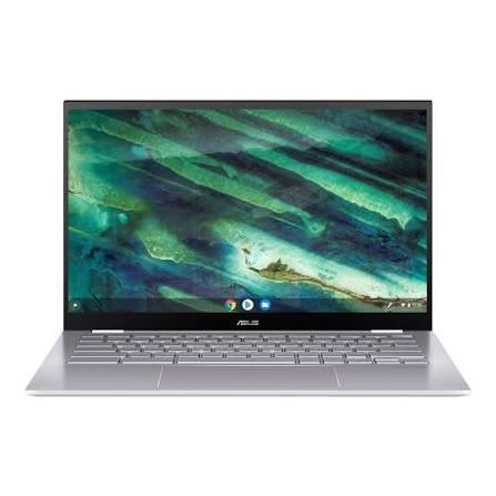 ASUS CHROMEBOOK FLIP C436FA 14" 8 GB 256 GB SSD I5-10210U 1.60 GHz CHROME OS ARGENTO INGLESE (Discreto)