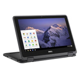 DELL CHROMEBOOK 3100 11" 4 GB 32 GB MMC CELERON N4020 1.10 GHz CHROME OS NERO INGLESE GB (Discreto)