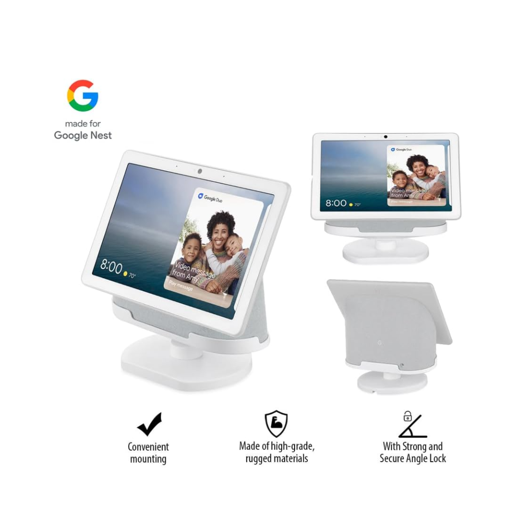 Google Nest Hub Max Smart Speaker - Gesso (GA00426-US)
