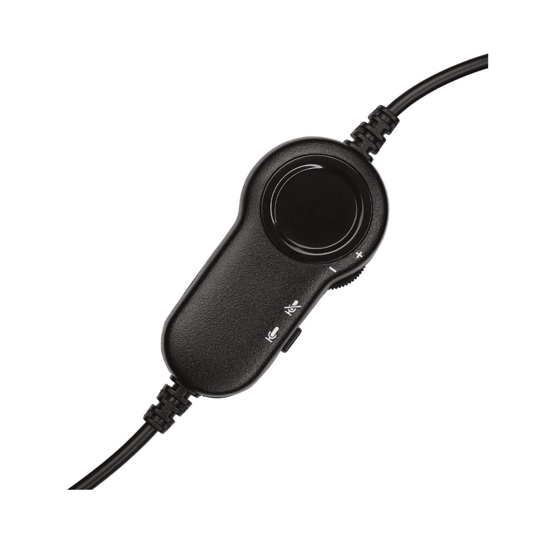 Cuffie cablate Logitech H151, cuffie stereo con microfono rotante con cancellazione del rumore