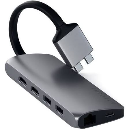 Adattatore multimediale doppio USB Type-C Satechi ST-TCDMMAS
