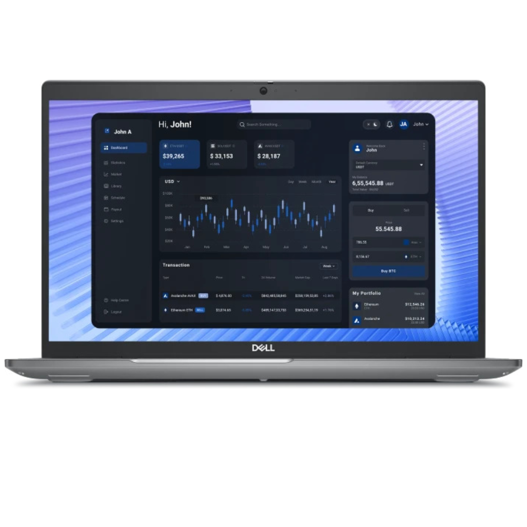 DELL PRECISION 3490 14" 8 GB 256 GB SSD Ultra 5 135H 4.60 GHz W11H ARGENTO INGLESE GB (Molto Buono)